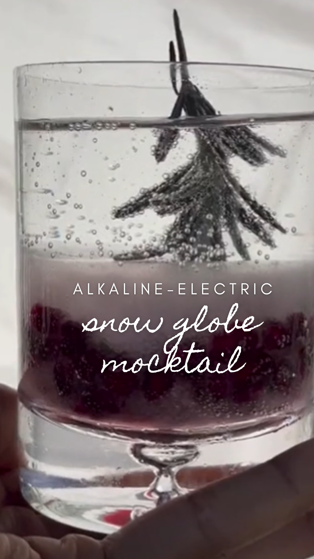 Snow Globe Mocktail